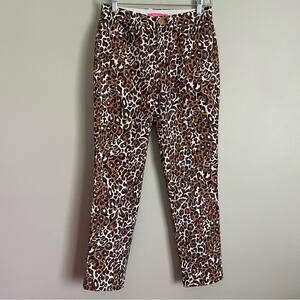 Lilly Pulitzer Size 2 Kelly Stretch Pant My Favorite Spot Leopard Animal Print